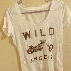 Motorcycle Scoop Neck T-shirt